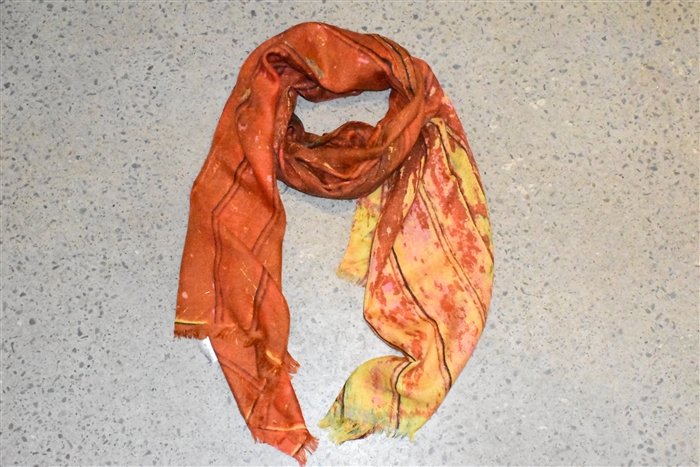 Rust Akris Scarf, size O/S