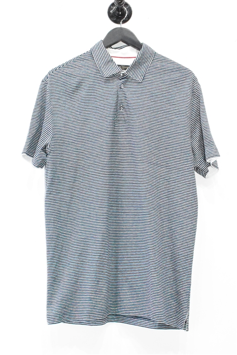 Navy Stripe Corneliani Polo, size XL