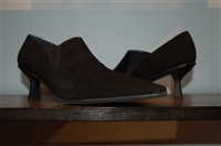 Black Suede Stuart Weitzman Kitten Heels, size 10
