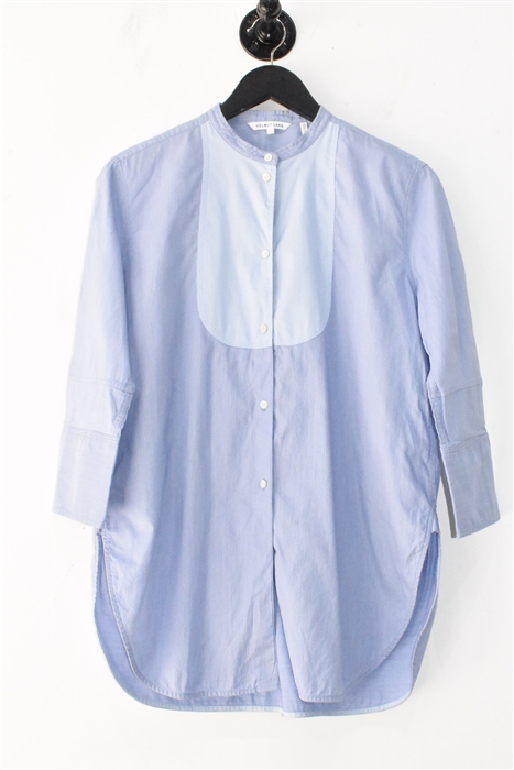Blue Stripe Helmut Lang Button Shirt, size L