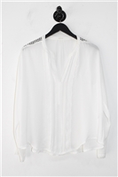 Bright White Marc Cain Blouse, size M
