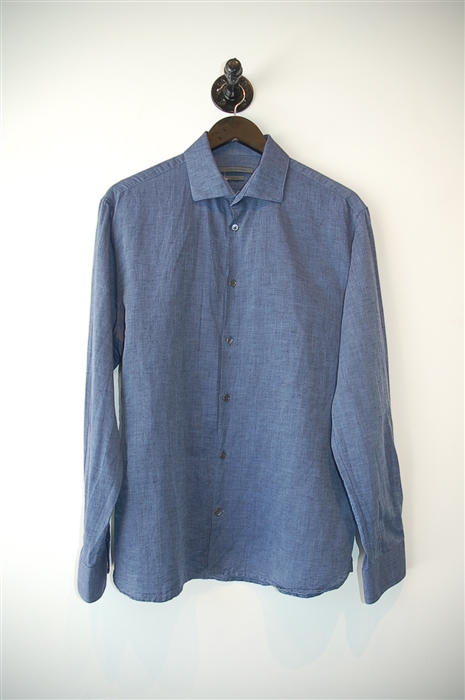 Blue Steel John Varvatos Button Shirt, size L