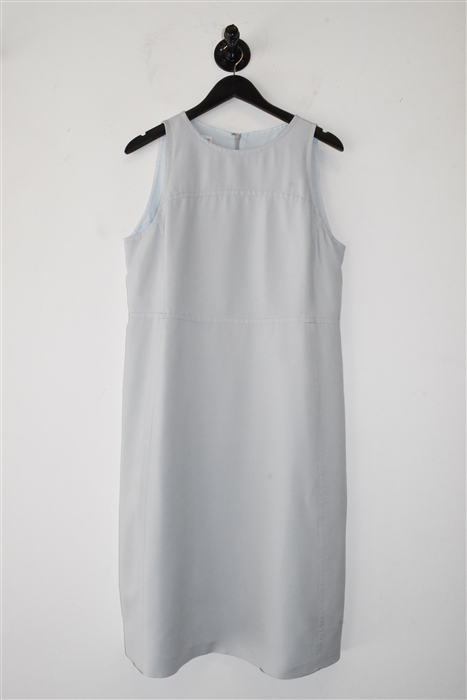 Powder Blue Armani Collezioni Sheath Dress, size L