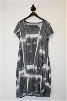 Abstract Print Rundholz - Black Label T-Shirt Dress, size M