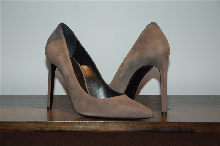 Smoky Gray Saint Laurent Pumps, size 8