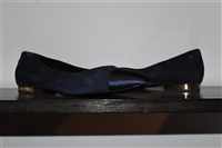 Navy Chanel Ballet Flats, size 7