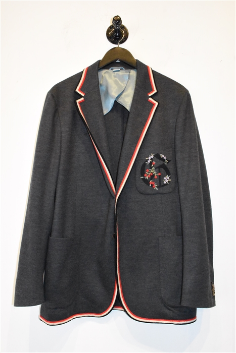 Charcoal Gucci Sport Coat, size 44