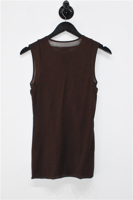 Chocolate Max Mara Shell, size M