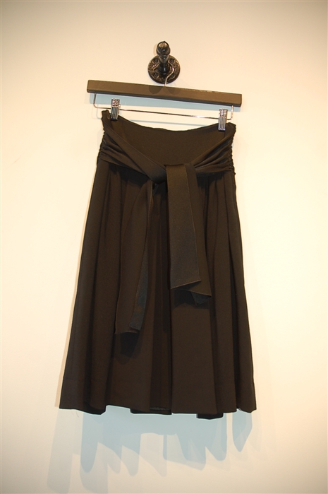 Basic Black Alberta Ferretti A-Line Skirt, size 4
