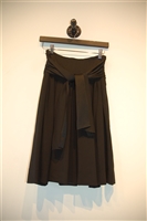 Basic Black Alberta Ferretti A-Line Skirt, size 4