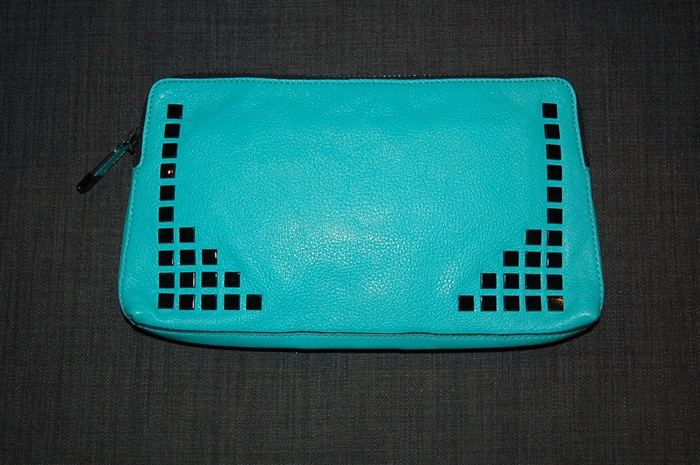 Turquoise Milly Clutch, size M