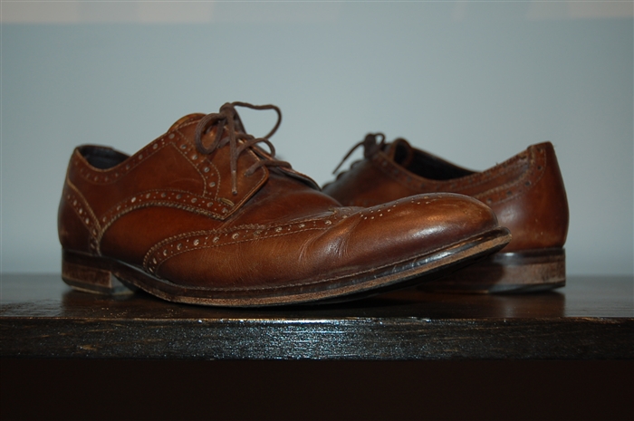 Dark Leather Paul Smith Derby, size 9