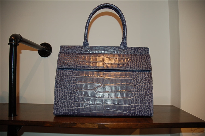 Aqua Marlowe Tote, size L