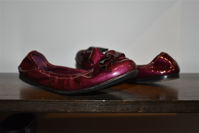 Aubergine Miu Miu Ballet Flats, size 8