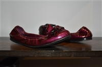 Aubergine Miu Miu Ballet Flats, size 8
