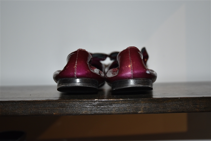 Aubergine Miu Miu Ballet Flats, size 8