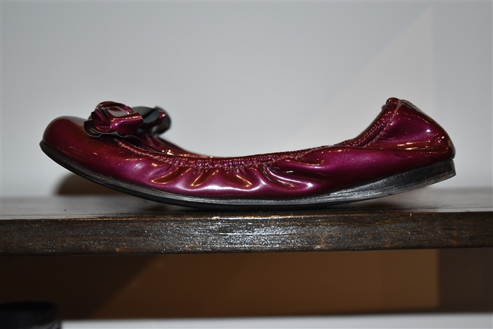 Aubergine Miu Miu Ballet Flats, size 8
