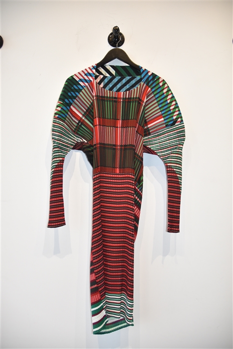 Geometric Issey Miyake Sheath Dress, size M