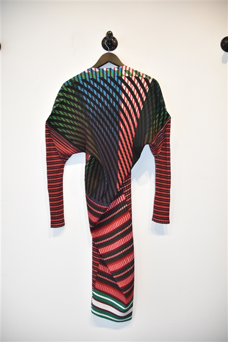 Geometric Issey Miyake Sheath Dress, size M