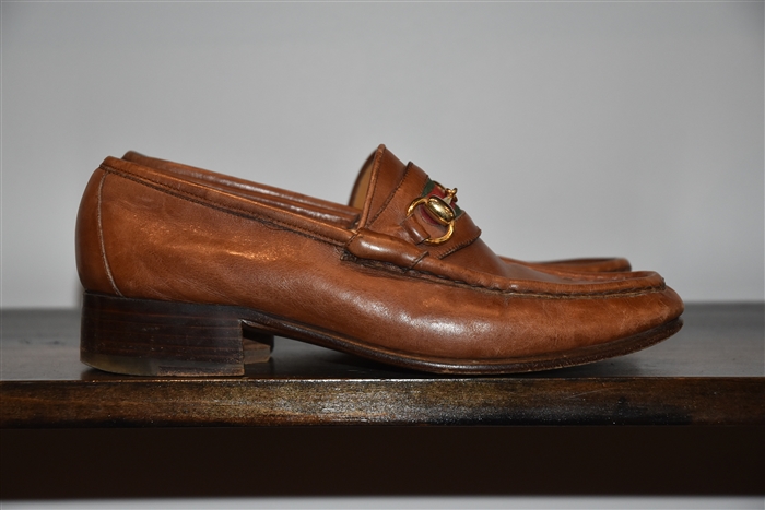 Cognac Gucci - Vintage Loafer, size 7.5