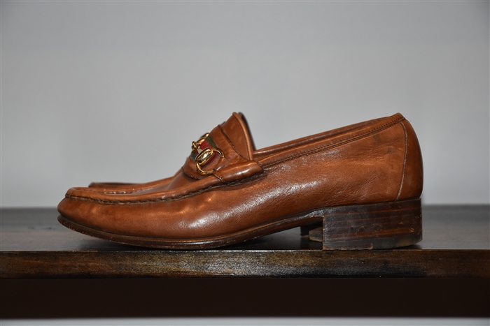 Cognac Gucci - Vintage Loafer, size 7.5