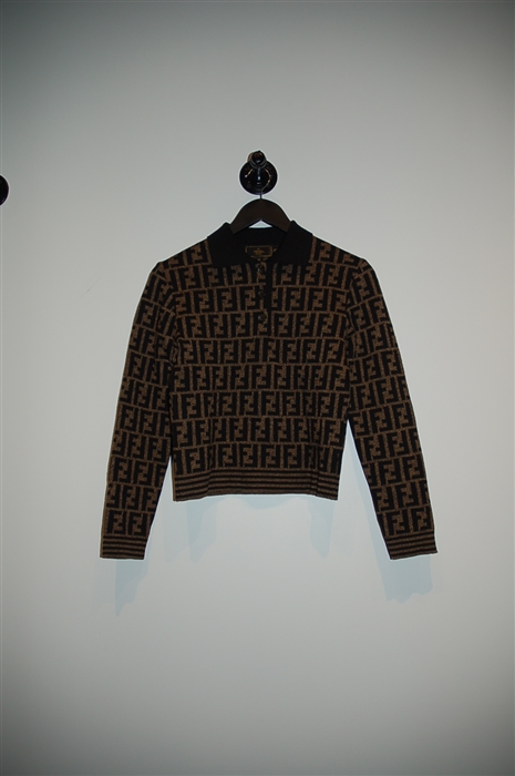 Monogram Fendi Pullover, size 6