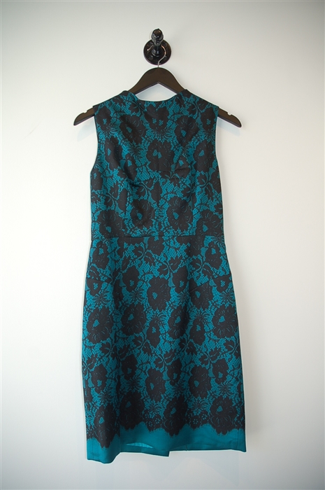 Deep Teal Milly Sheath Dress, size 6