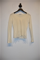 Cream Brunello Cucinelli Cashmere Sweater, size S