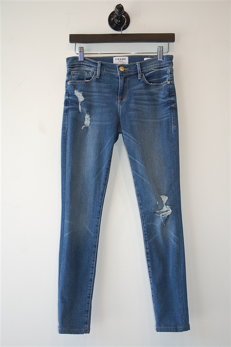 Denim Blue Frame Skinny Jean, size 26