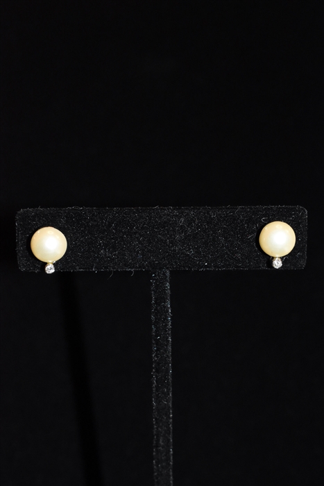 Rhodium Nina Ricci - Vintage Earrings, size O/S