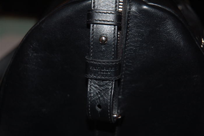 Black Leather Saint Laurent Duffel, size L