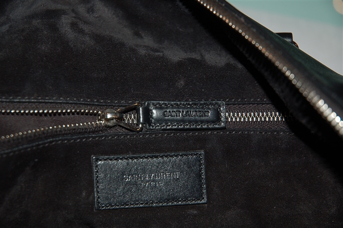 Black Leather Saint Laurent Duffel, size L
