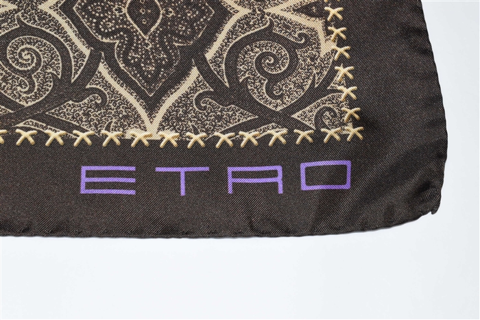 Patchwork Etro Pocket Square, size O/S