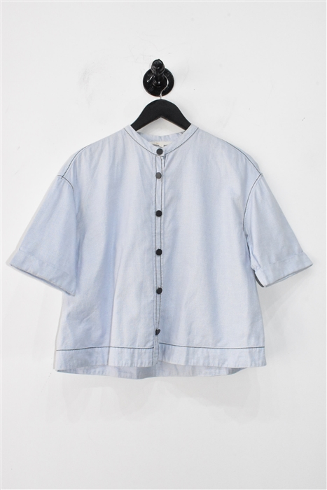 Polka Dot Maje Short-Sleeved Shirt, size M