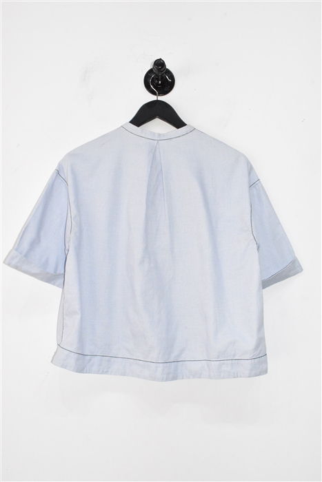 Polka Dot Maje Short-Sleeved Shirt, size M