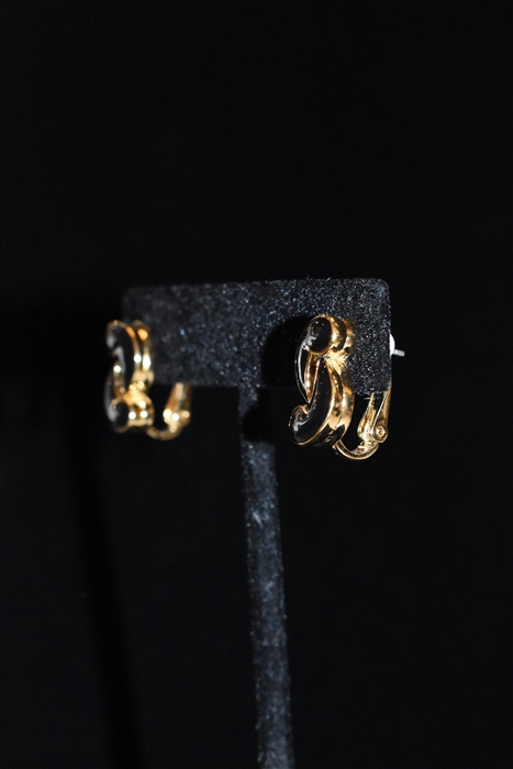 Gold Nina Ricci - Vintage Earrings, size O/S