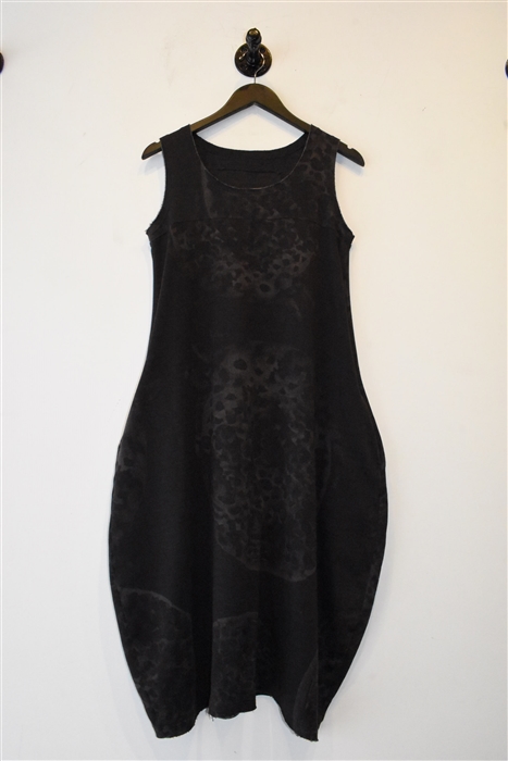 Abstract Print Rundholz - Black Label Midi Dress, size M