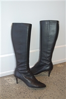 Black Leather Jimmy Choo Tall Boots, size 9