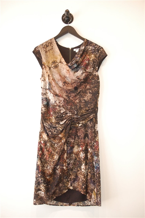 Multi-print Helmut Lang Sheath Dress, size 8