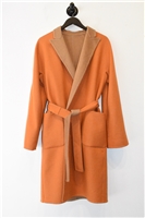 Pumpkin Max Mara Wrap Coat, size L