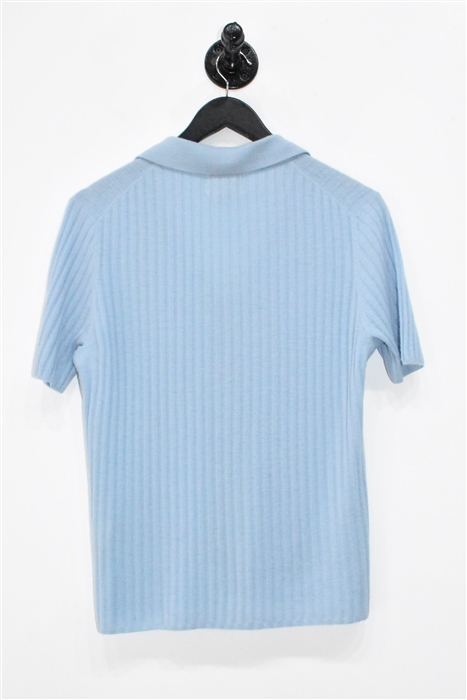 Powder Blue Loulou Studio Polo, size M