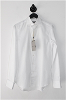 Crisp White Canali Button Shirt, size S