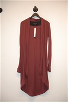 Burgundy Marie Saint Pierre Long Cardigan, size S