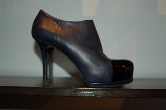 Navy Saint Laurent Booties, size 10