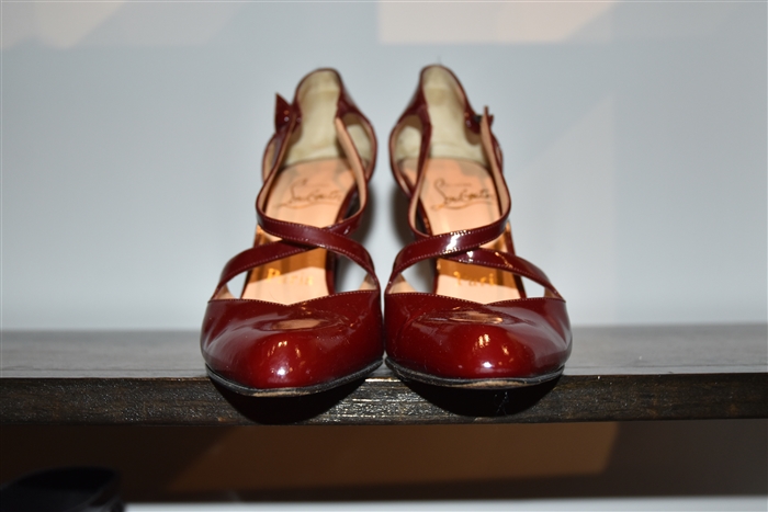 Cranberry Christian Louboutin Pumps, size 6.5