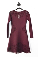 Plum Temperley London Fit & Flare Dress, size 4
