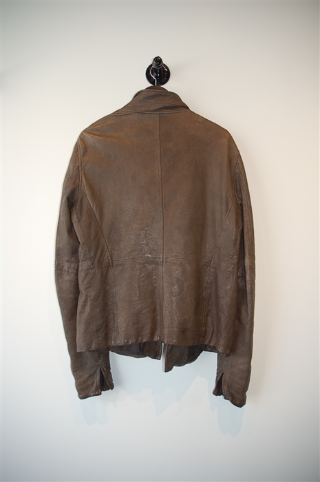 Mottled Brown Julius Leather Jacket, size L