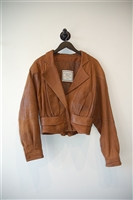 Saddle Brown Christian Dior - Vintage Leather Jacket, size L