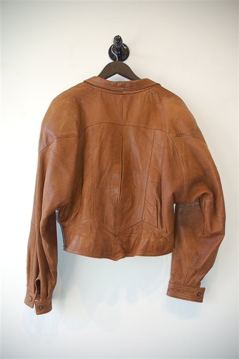 Saddle Brown Christian Dior - Vintage Leather Jacket, size L