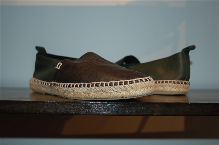 Black & Green Loewe Espadrilles, size 8